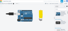 Tinkercard - Arduino - Moteur